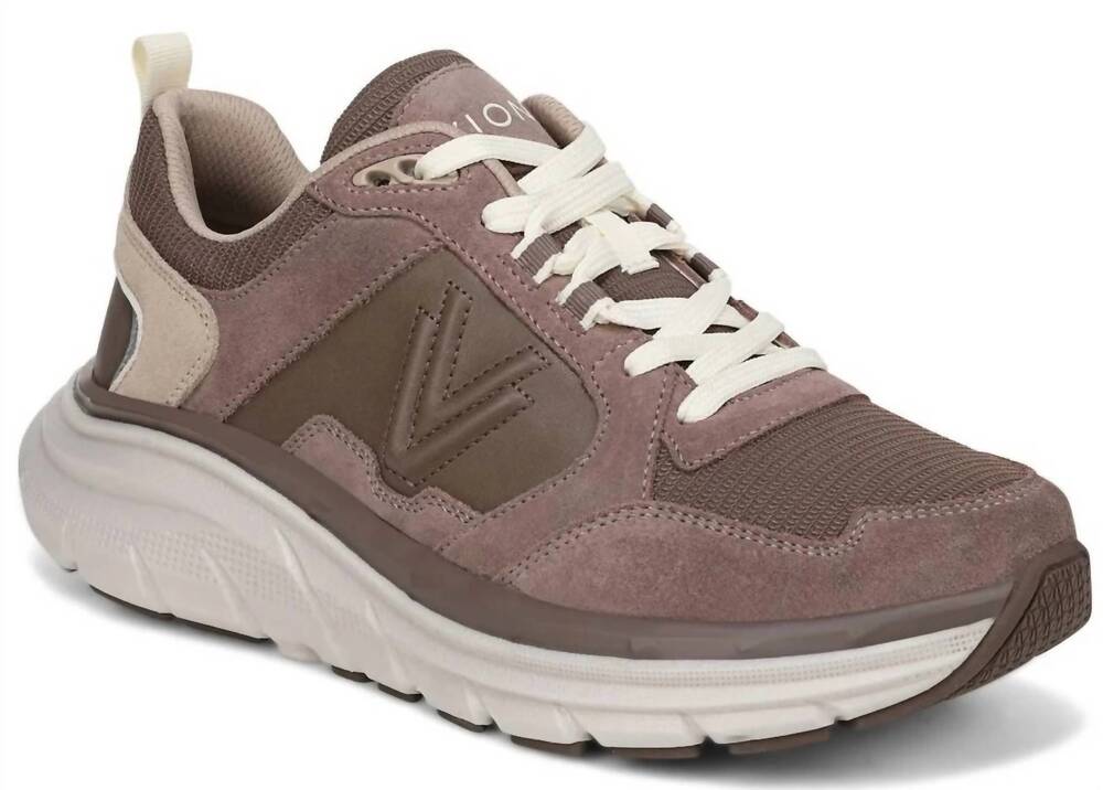 NEW VIONIC women's walk max skyline walking sneaker in chocolate